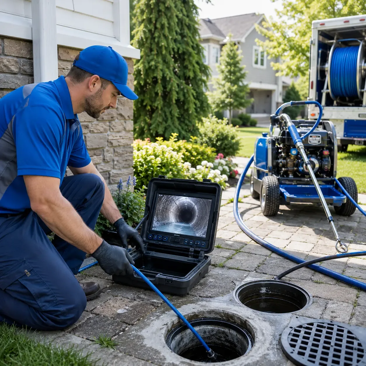 Outdoor drain cleaning professionals serving Wellington, CO